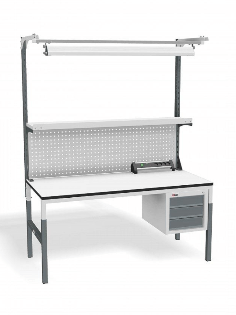 Стол монтажный ДиКом СР-М-150-05 ESD Пластик купить в Сургуте Стол монтажный ДиКом СР-М-150-05 ESD Пластик купить в Сургуте