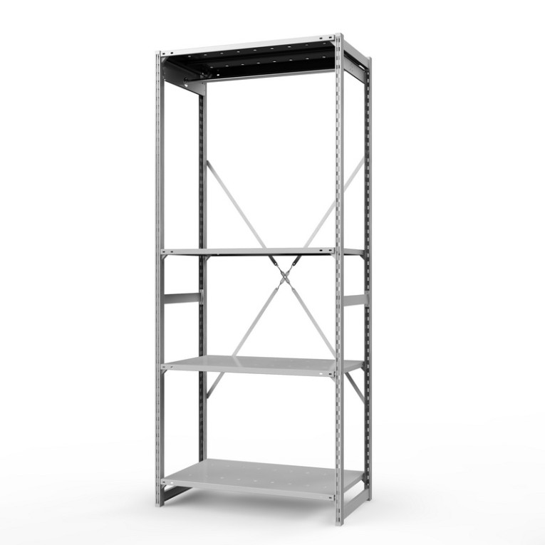 Стеллаж металлический ТСУ Универсал, 2500х1060х600 мм.Штанги: 1шт. Полки: металл усил. перф. 4 шт. купить в Сургуте