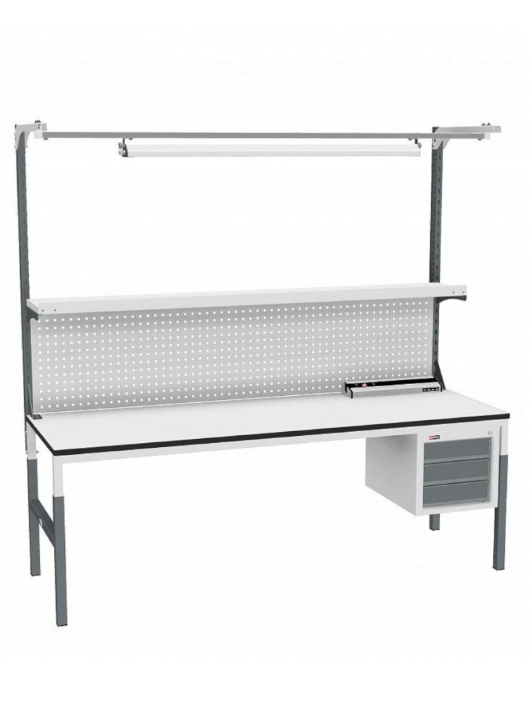 Стол монтажный ДиКом СР-М-200/90-05 ESD Пластик купить в Сургуте Стол монтажный ДиКом СР-М-200/90-05 ESD Пластик купить в Сургуте