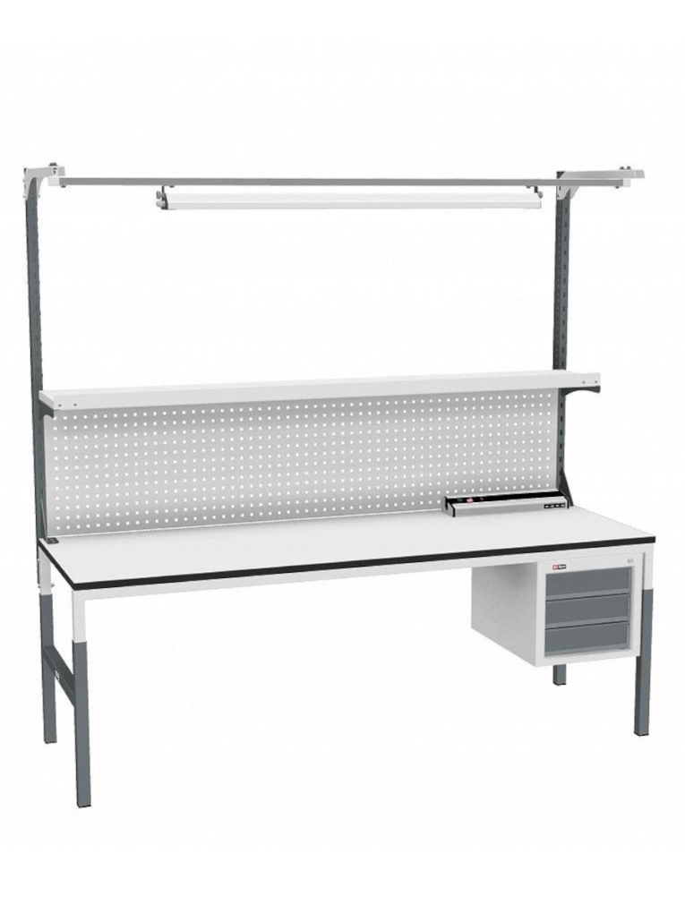 Стол монтажный ДиКом СР-М-200-05 ESD Пластик купить в Сургуте Стол монтажный ДиКом СР-М-200-05 ESD Пластик купить в Сургуте