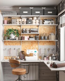 Гардеробная система Практик Home Мастерская 1