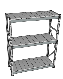 Стеллаж грузовой СГР 2000x900x500 3 полки (металл) Стеллаж грузовой СГР 2000x900x500 3 полки (металл)