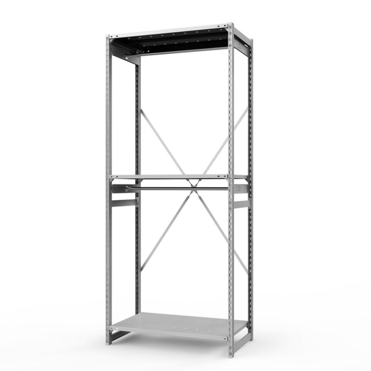 Стеллаж металлический ТСУ Универсал, 2500х1060х600 мм.Штанги: 2шт. Полки: металл перф. 3 шт. купить в Сургуте