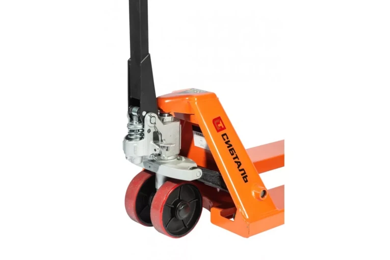 Гидравлическая тележка (рокла) ACR, 2,5 т, Вилы: 800 Х 550, СибТаль, полиуретановые колеса купить в Сургуте