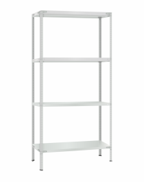 Стеллаж металлический Титан МС-500 2300х1000х600 4 полки Стеллаж металлический Титан МС-500 2300х1000х600 4 полки