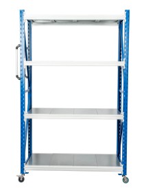 Стеллаж мобильный БиКом СТ-4 300x120x60 4 полки