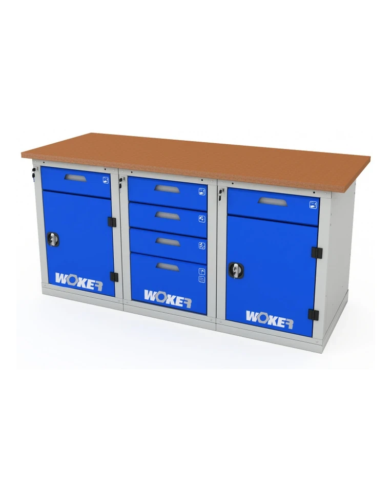 Верстак трехтумбовый WOKER PRO 3242.1800 купить в Сургуте