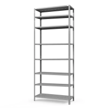 Стеллаж ТС Лайт с перф. полками 2500х700х500 8 полок Стеллаж ТС Лайт с перф. полками 2500х700х500 8 полок