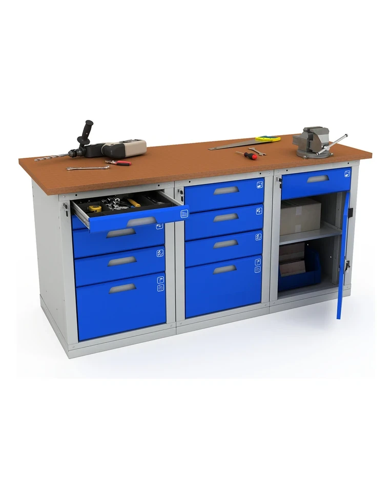 Верстак трехтумбовый WOKER PRO 3542.1800 купить в Сургуте