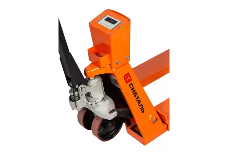 Гидравлическая тележка (рокла) ACR-ES c весами, 2,5 т, Вилы: 1150 Х 550, СибТаль, полиуретановые колеса купить в Сургуте