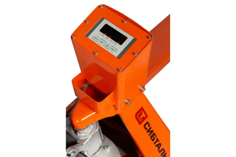 Гидравлическая тележка (рокла) ACR-ES c весами, 2,5 т, Вилы: 1150 Х 550, СибТаль, полиуретановые колеса купить в Сургуте