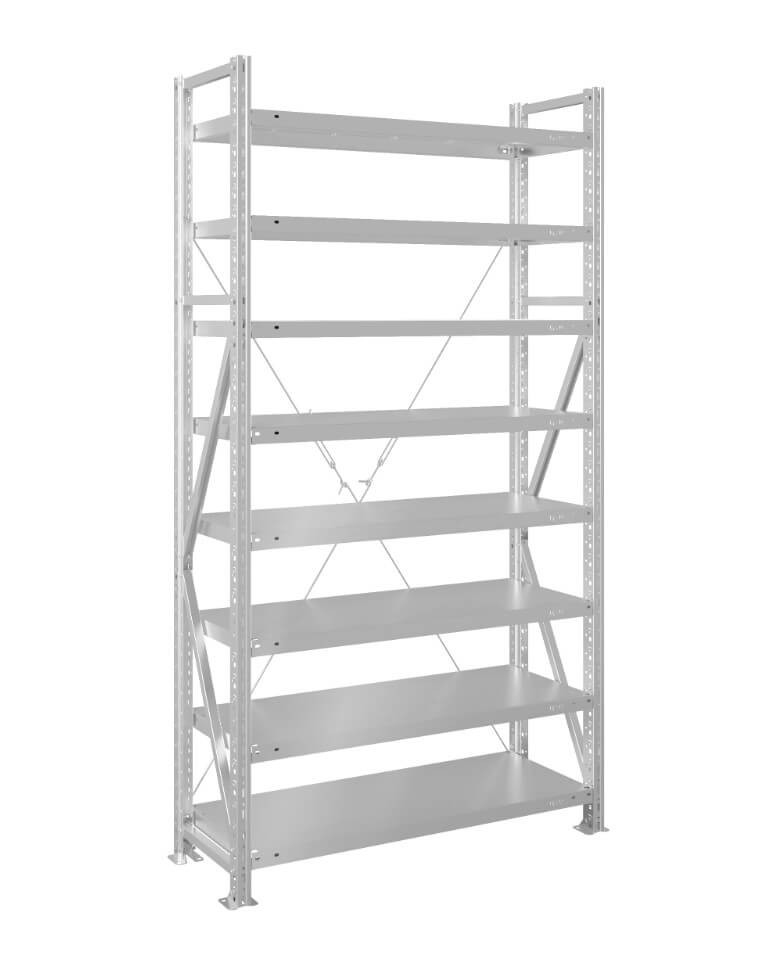 Стеллаж MS U 2000x700x300 8 полок (200 кг, металл) купить в Сургуте