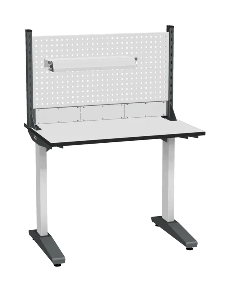 Стол монтажный ДиКом СР-100-01, ESD Thermopal, нерегулируемый, экран Э1, со светильником купить в Сургуте